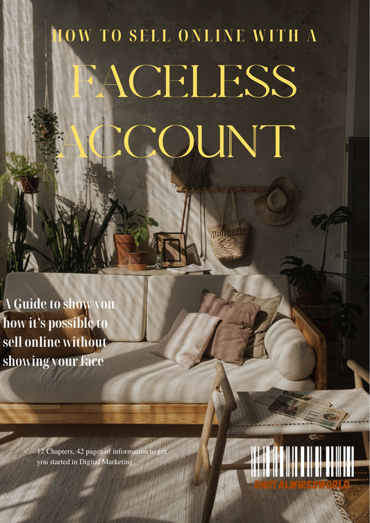 How to sell Online with a Faceless Account